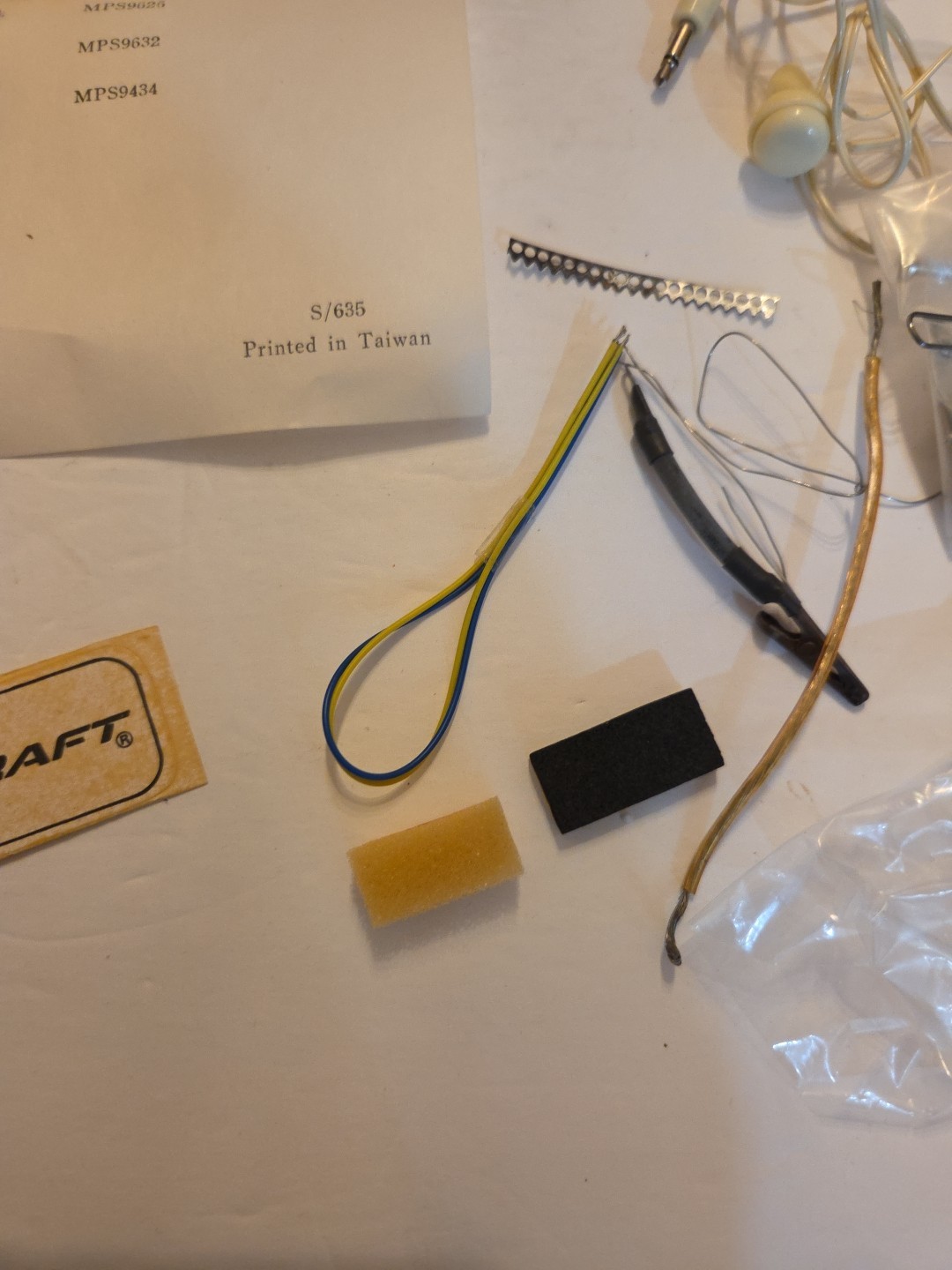 Marcraft SE-1007 Transistor Radio Kit - Not Complete