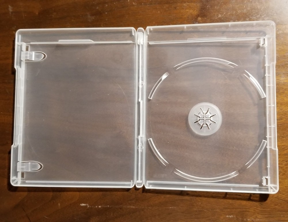 6 PCS BLU-RAY SINGLE Disc clear cases