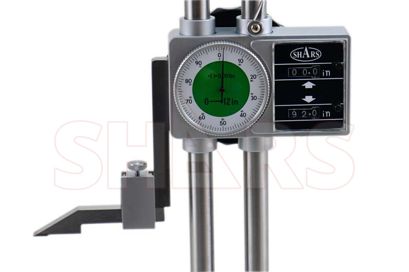 PRECISION DOUBLE BEAM 12" DIAL HEIGHT GAGE CARBIDE .001 R]