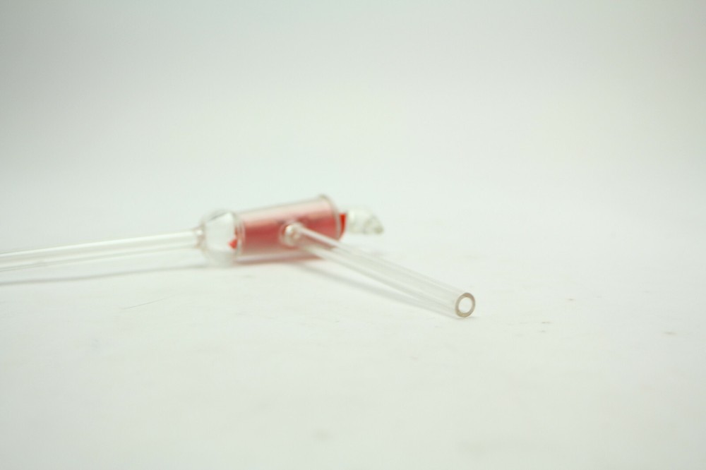 Pyrex 3MM Right Angle Glass Stopcock New