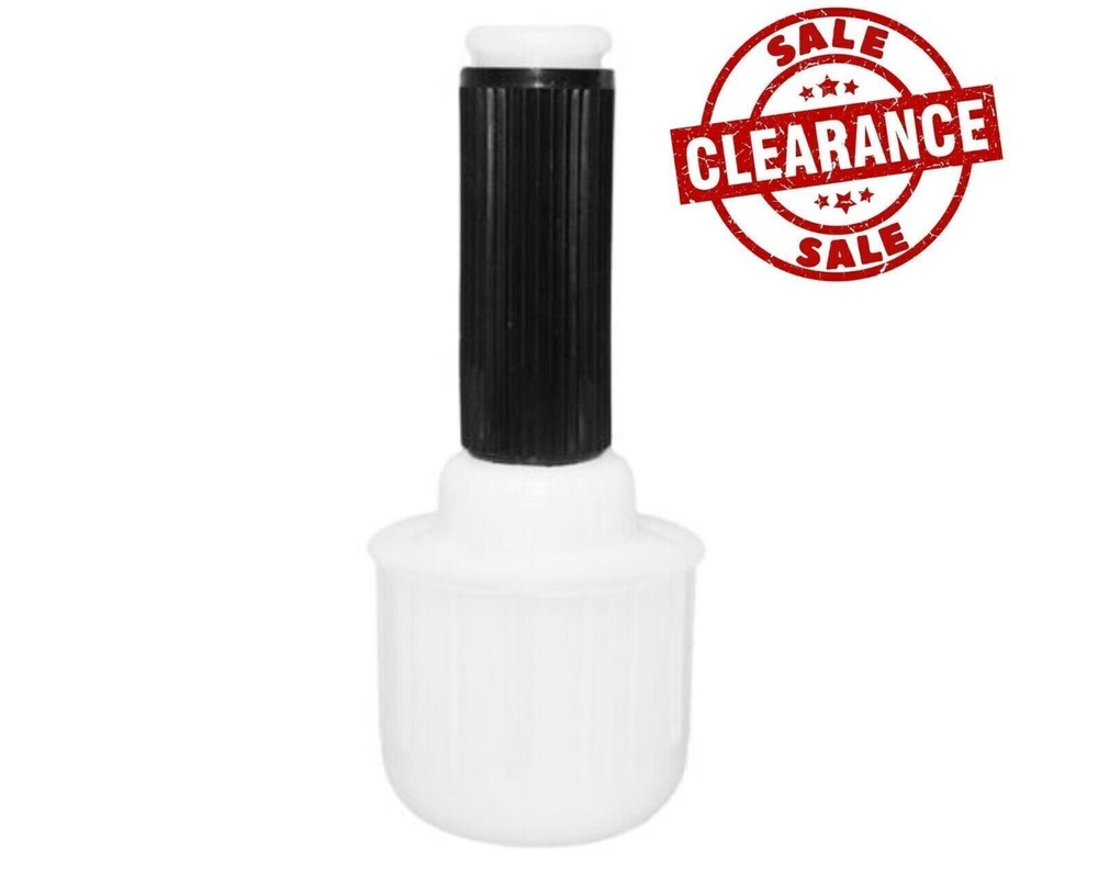 2 Handles White Plastic Spinner Handle for Banding Stretch Wrap