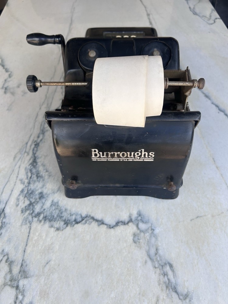 Vintage Burroughs Adding Machine 1926 - Serial: 3-1073290