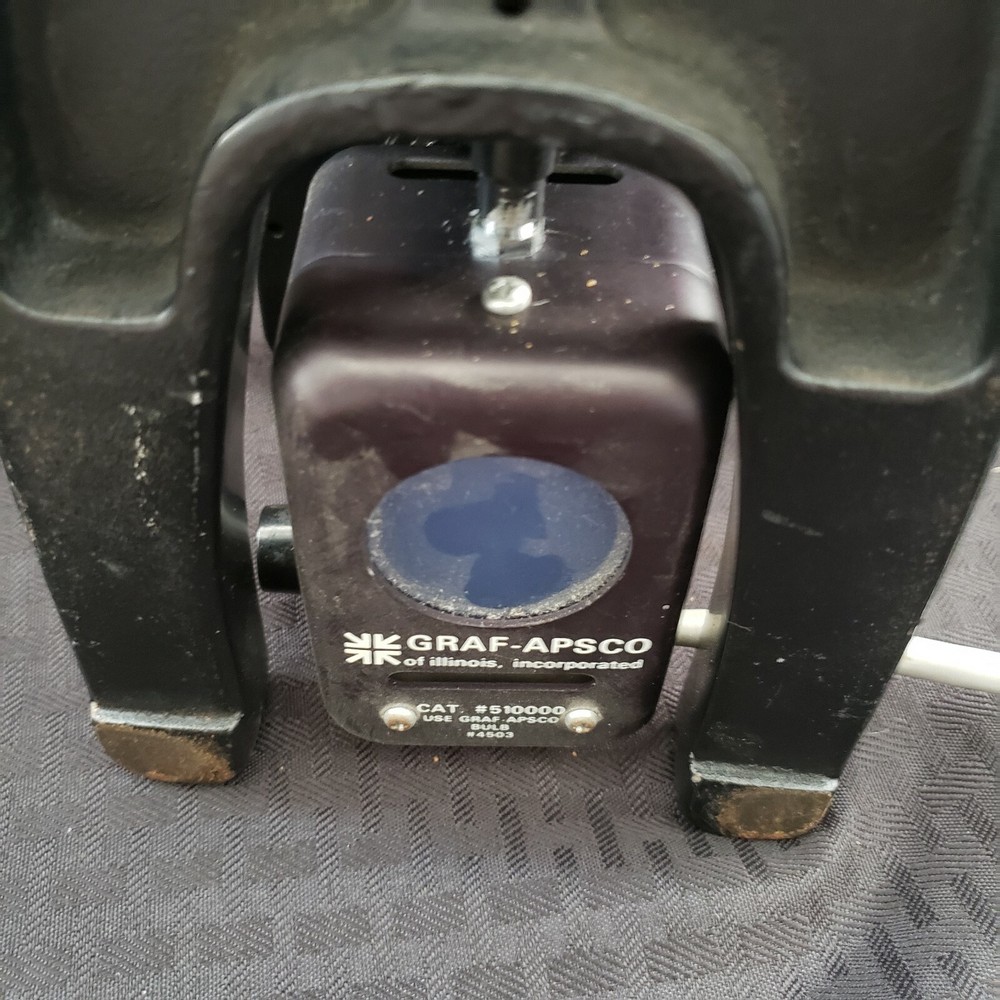 Vintage Original Graf Apsco Slide Microscope With Light