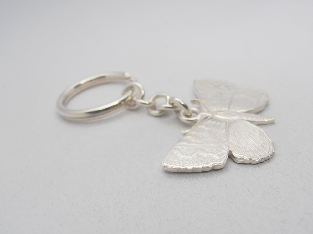Butterfly: 925 Silver Keychain - Lepidoptera - Keys - Break -