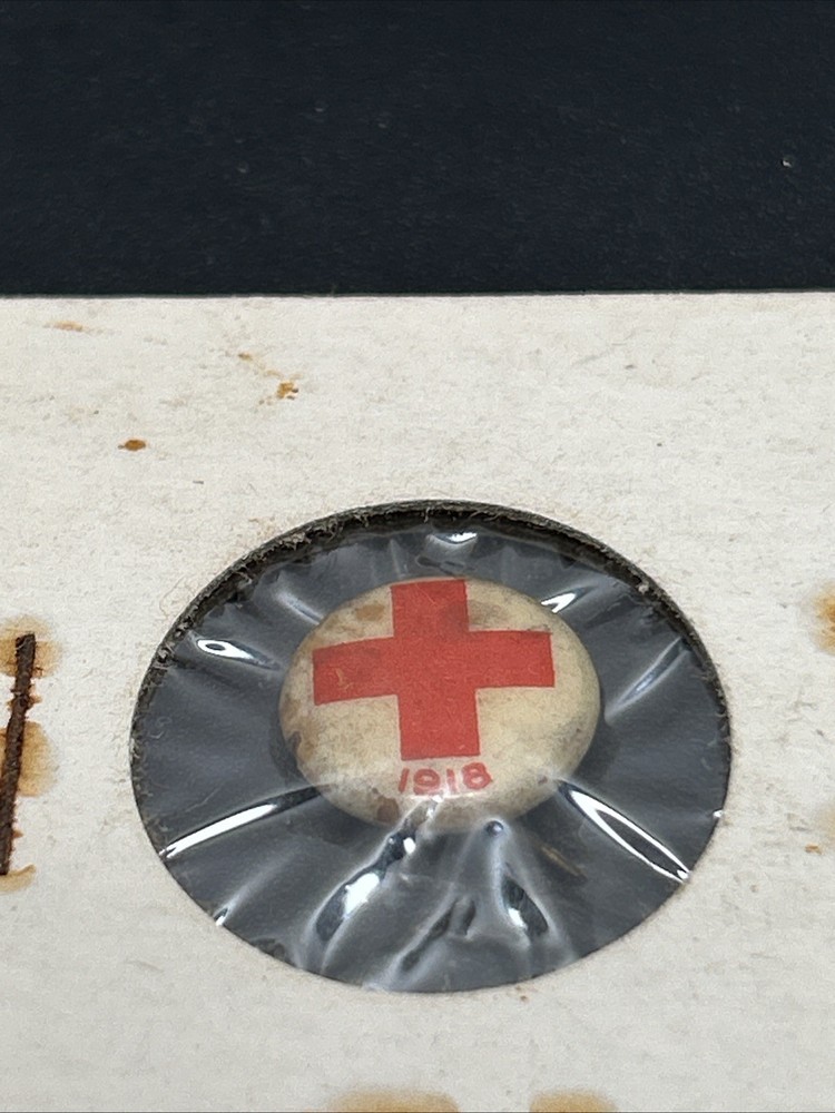 Antique 1918 Red Cross Pin