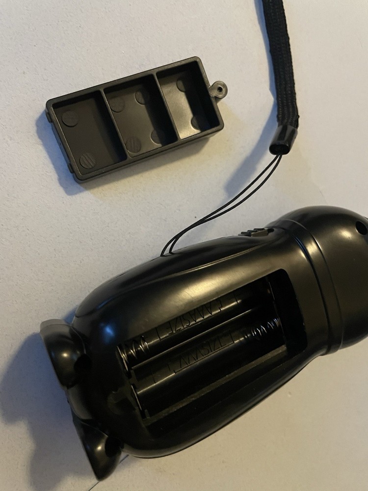 Dracula vampire toy flashlight works Walgreens Halloween spooky