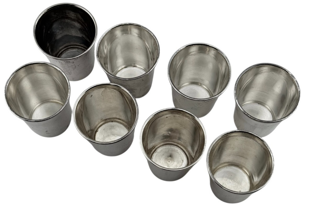 Vintage .835 Silver Small Cups