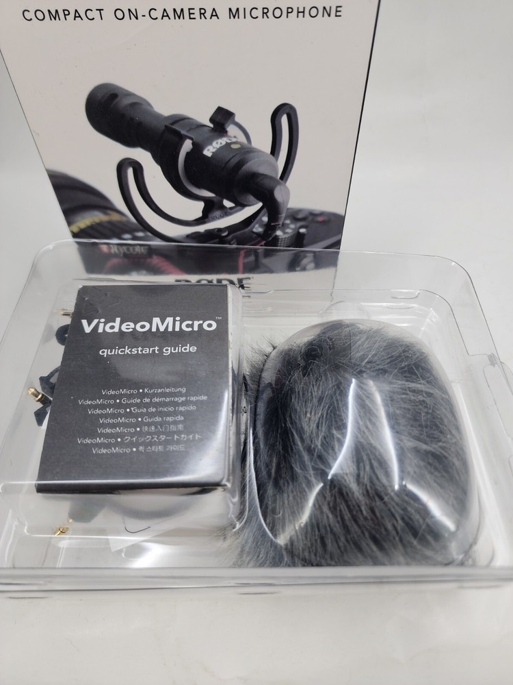 Rode VideoMicro Compact On-Camera Microphone with Rycote Lyre Shock Mount