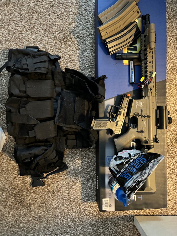 airsoft rifle used