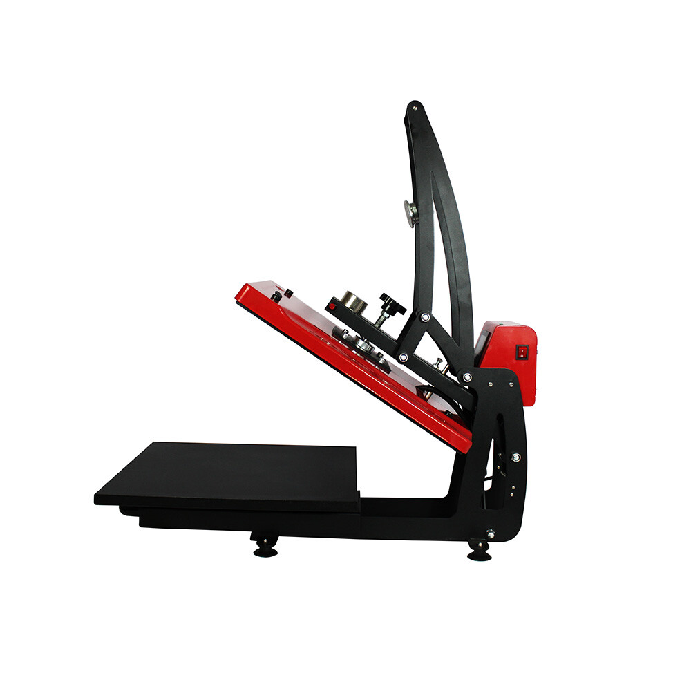 Auto Open 16 x 20 ClamShell Heat Press Machine Vertical Version Slide Out