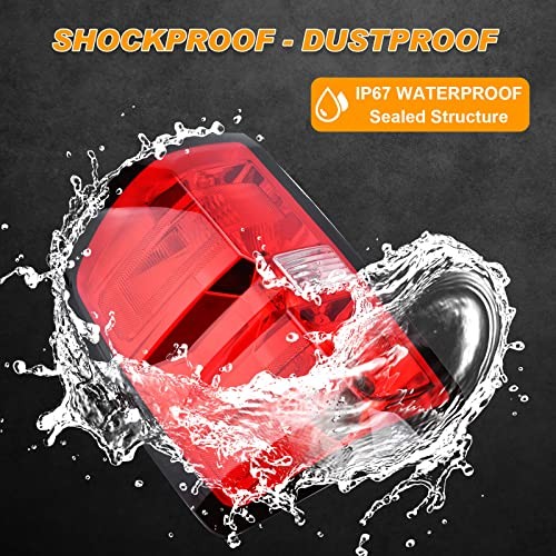 Factory Style Tail Light Assembly Compatible With 2016 16-19 Left Driver Side