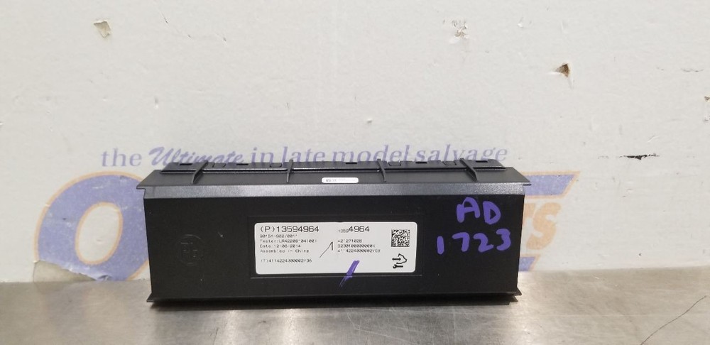 15 CHEVY SILVERADO 1500 TEMPERATURE HVAC CONTROL MODULE 13594964