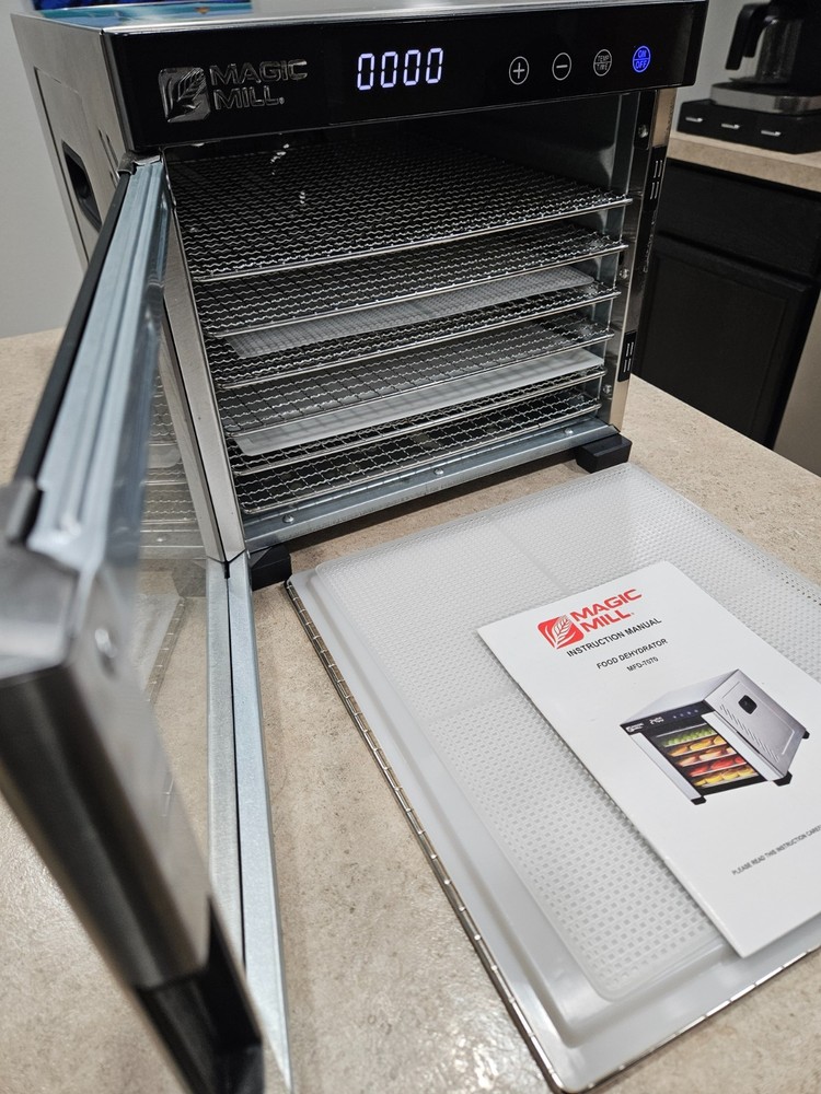 Meat & Fruit Dehydrator, Magic Mill Pro w/Timer Dried Fruit & Jerky Meat