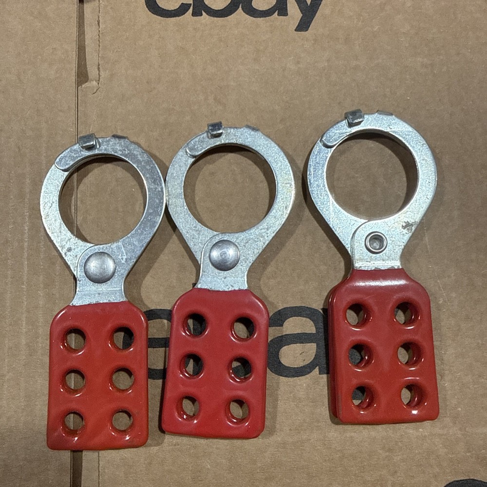 Brady - Steel Group Lockout Hasps - Qty 3
