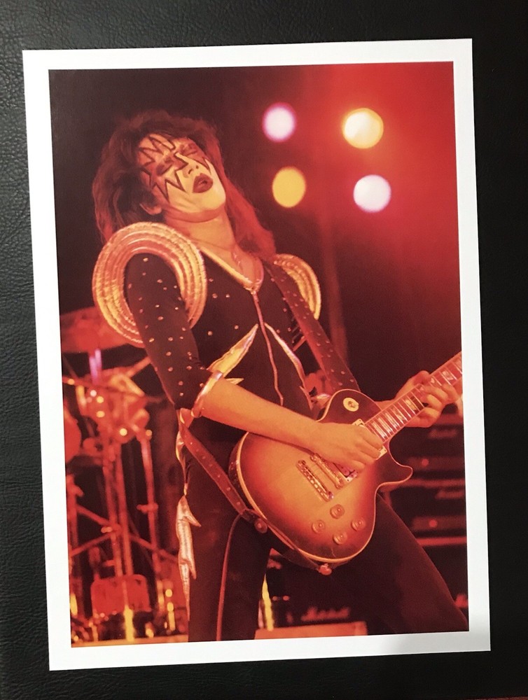 KISS “ SPACE”  ACE FREHLEY  1975-  1976 Double Sided Photo Mini Poster Only One