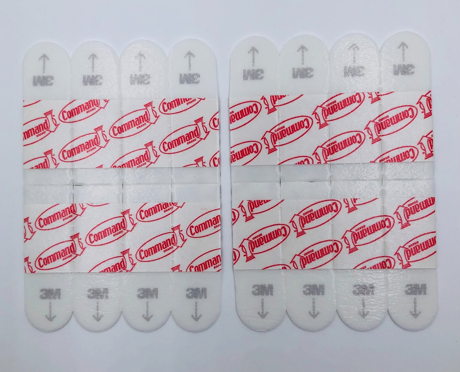 16 Command Strips 3M Poster White Small 8 Pairs Damage Free Hanging 1.75" Inch