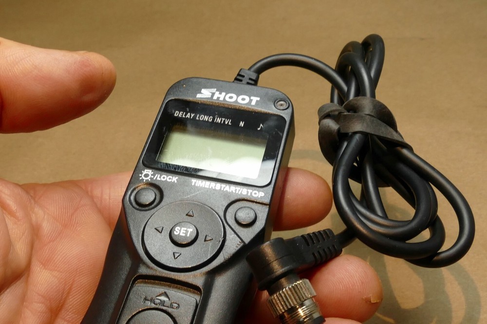 Timer Remote Shutter Release For Nikon with 10-Pin Connection D810 D3X cameras