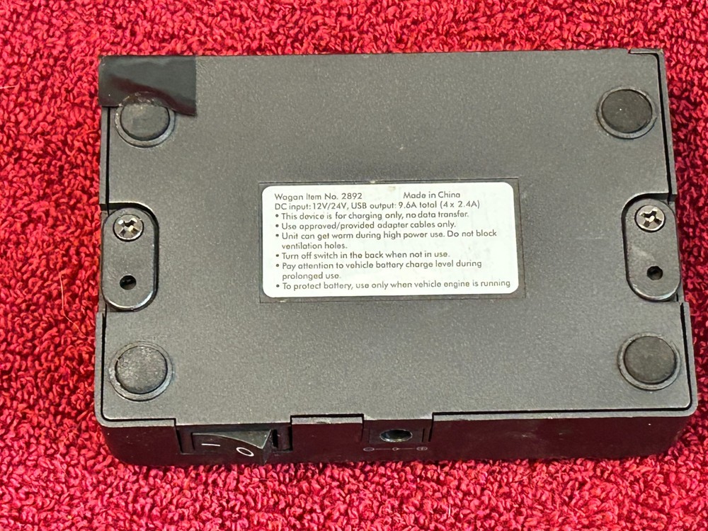WAGAN TECH USB-A CHARGER DEVICE NO 2892