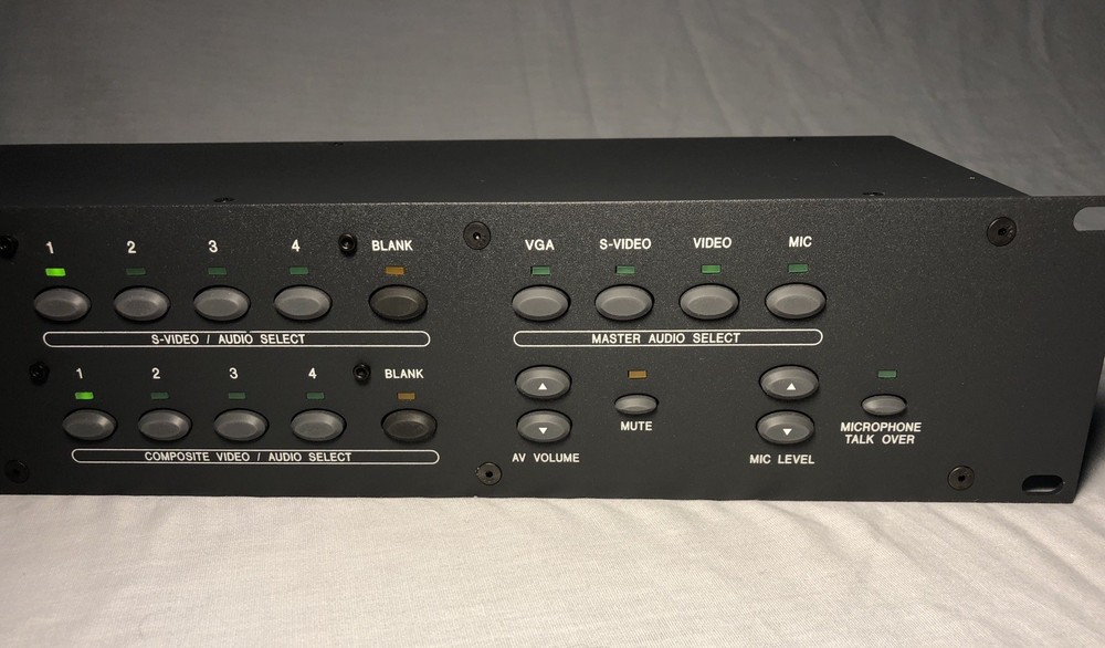Extron Swp123 Presentation Switcher With Power Cable Rack Mount
