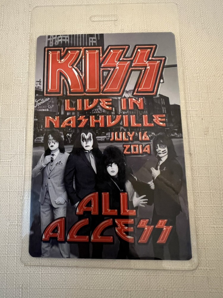 KISS 2014 Live In Nashville All Access Pass