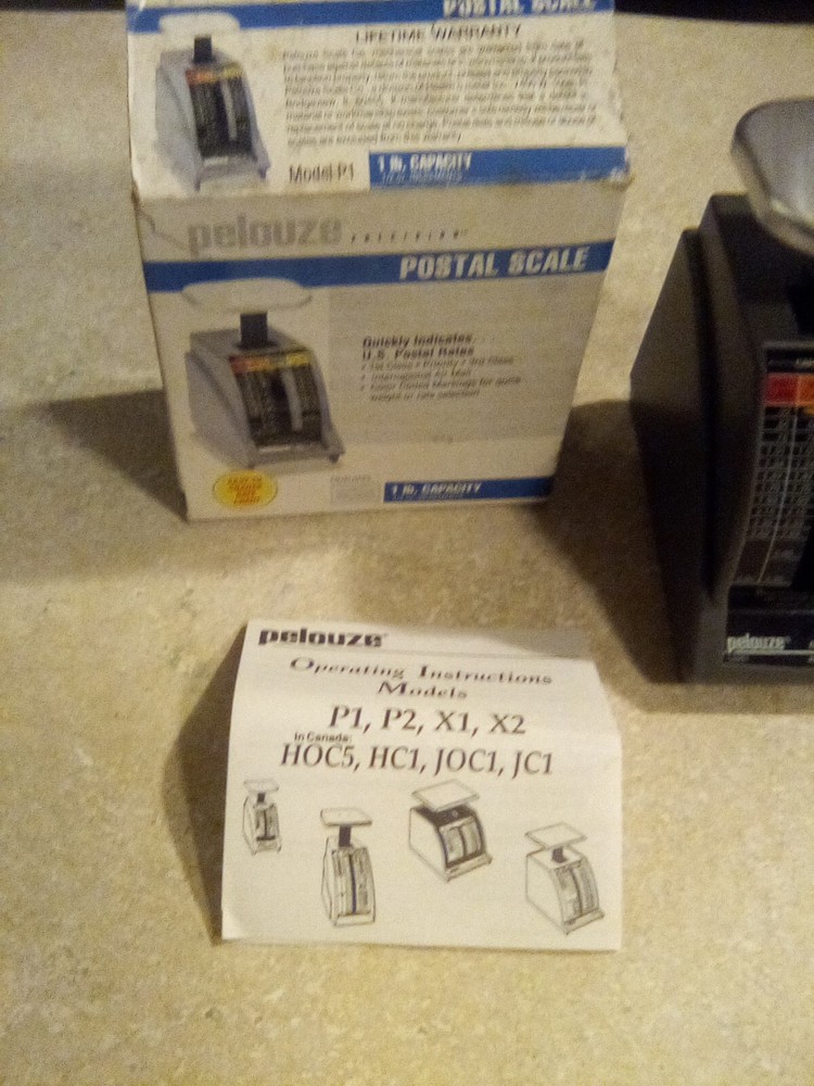 Pelouze P1 Postal Scale 1lb Capacity