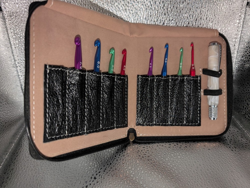 handmade Crochet Handle With Multiple Hooks