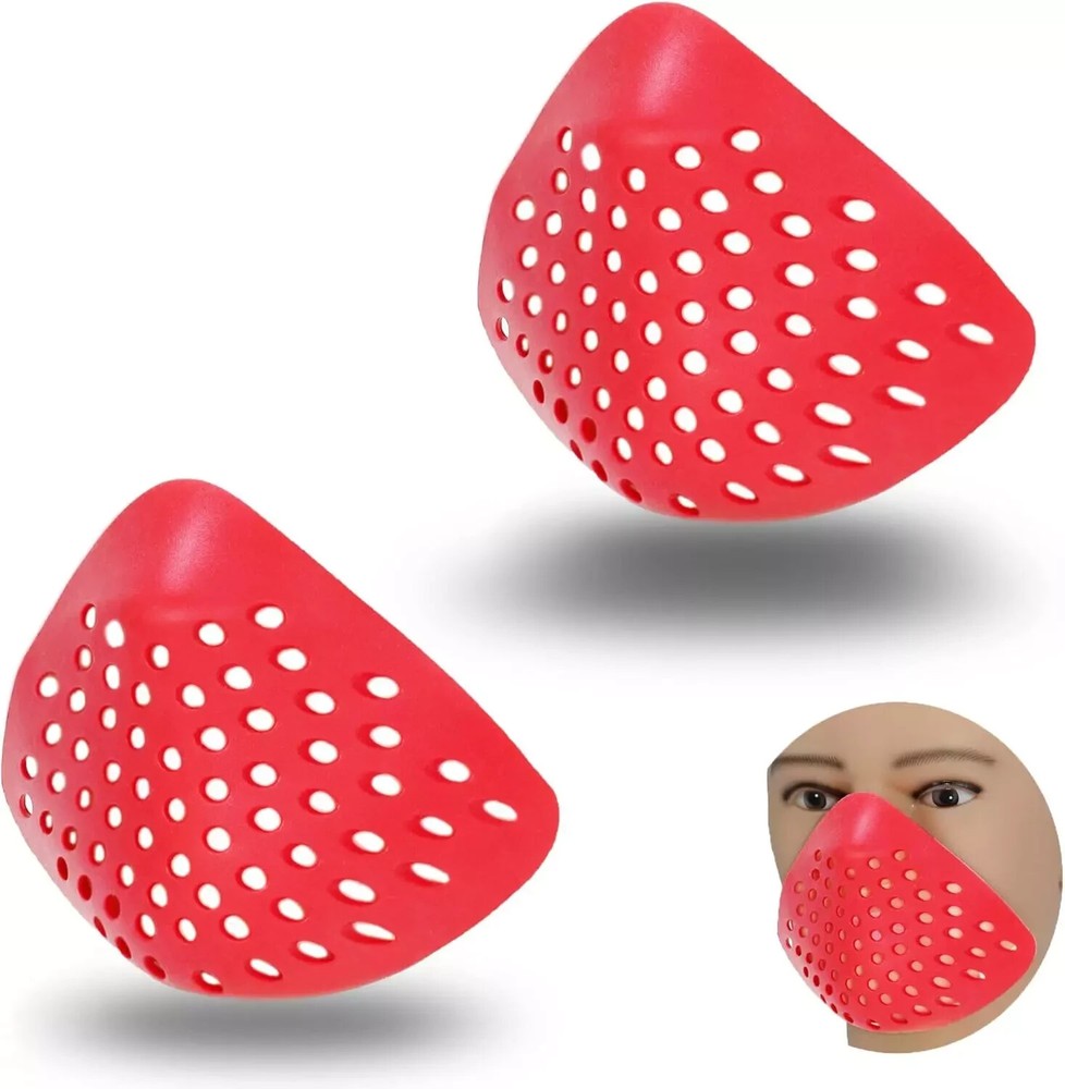 2 Pack 3D Mask Face Shell Inner Bracket for Men -Silicone Faceshell for Spider C