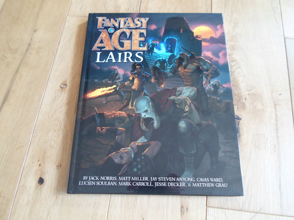Fantasy AGE Lairs Hardback Supplement (NEW/MINT)