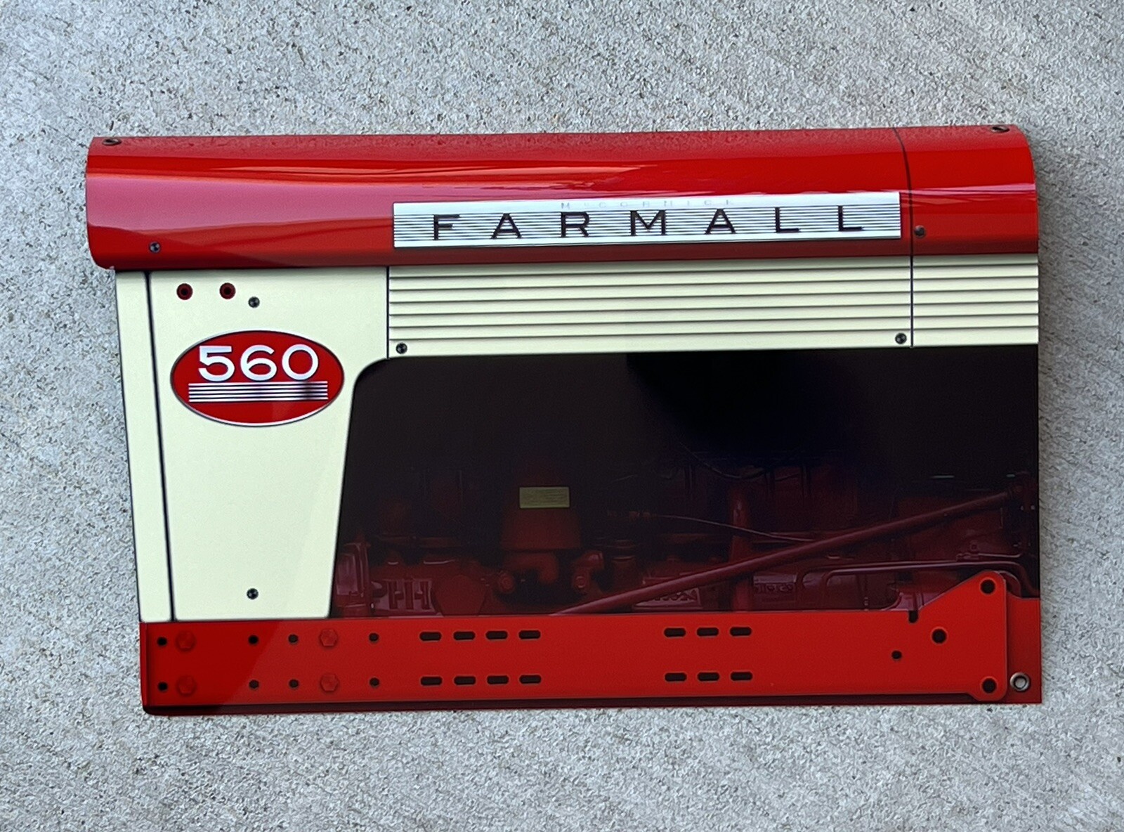 Wow!! Curved  FARMALL 560 Tractor  Farm 3D Sign Advertising
