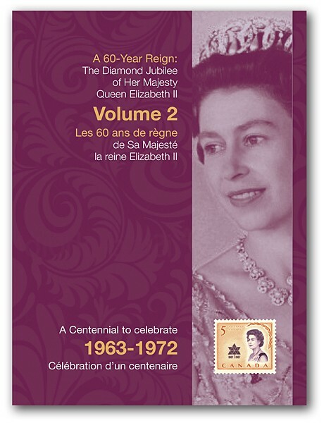 Canada-Diamond Jubilee Keepsake Folder Volume 2 (1963-1972) Uncirculated