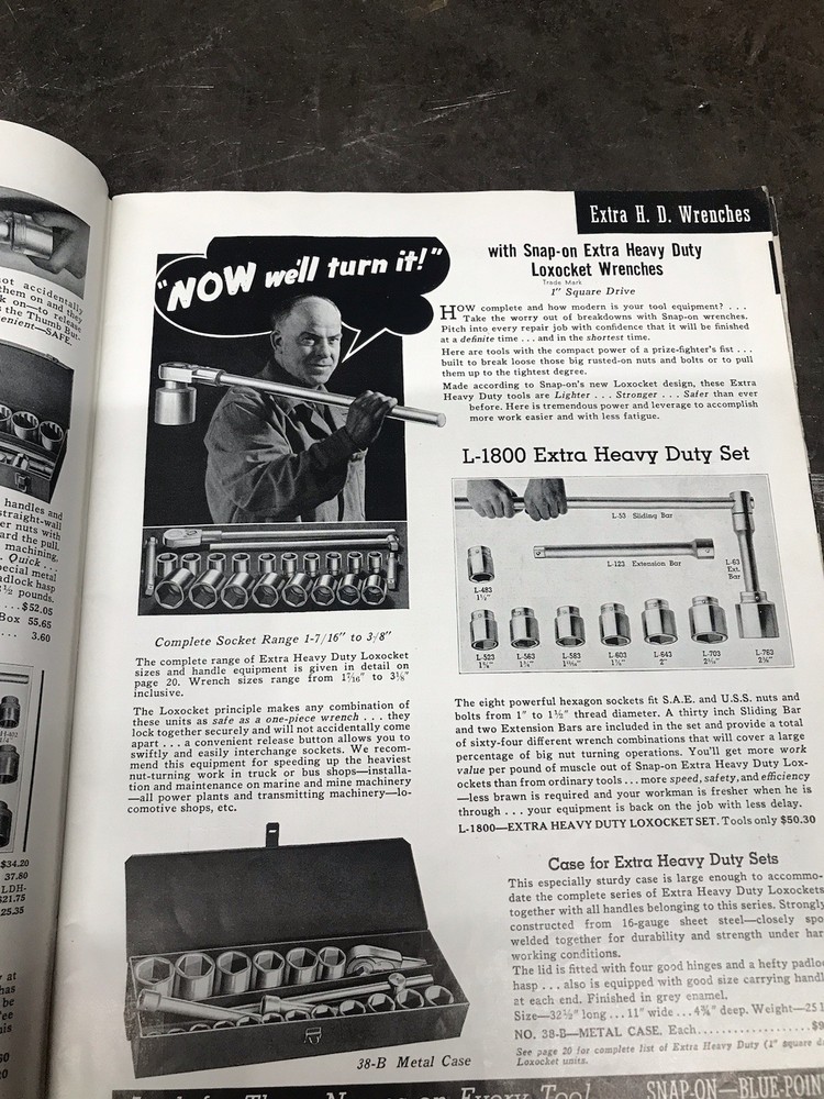 Snap-on 1939 Catalog