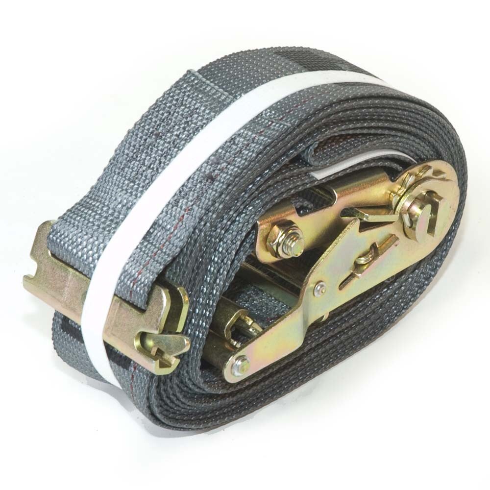 6pk 2in x 16ft E-Fitting Tie Down Straps w/Spring 3000lbs Break Strength Trailer