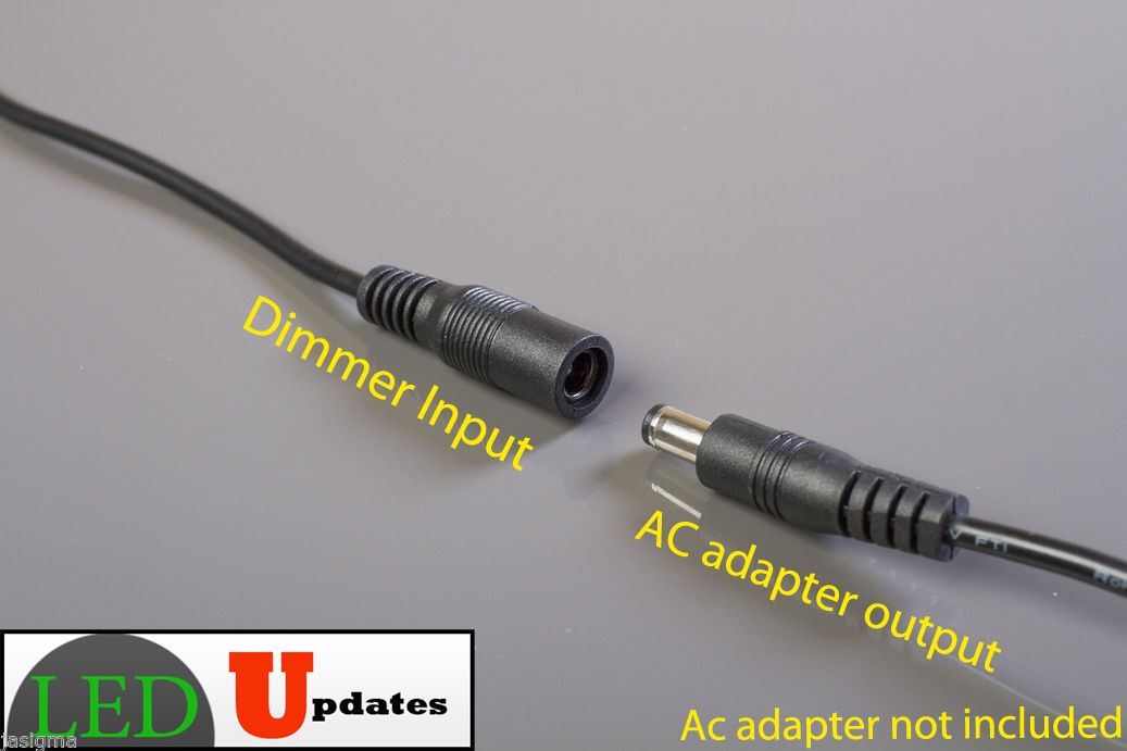 LED Light Dimmer with Manual knob for LED Strip Module Under Cabinet Showcase