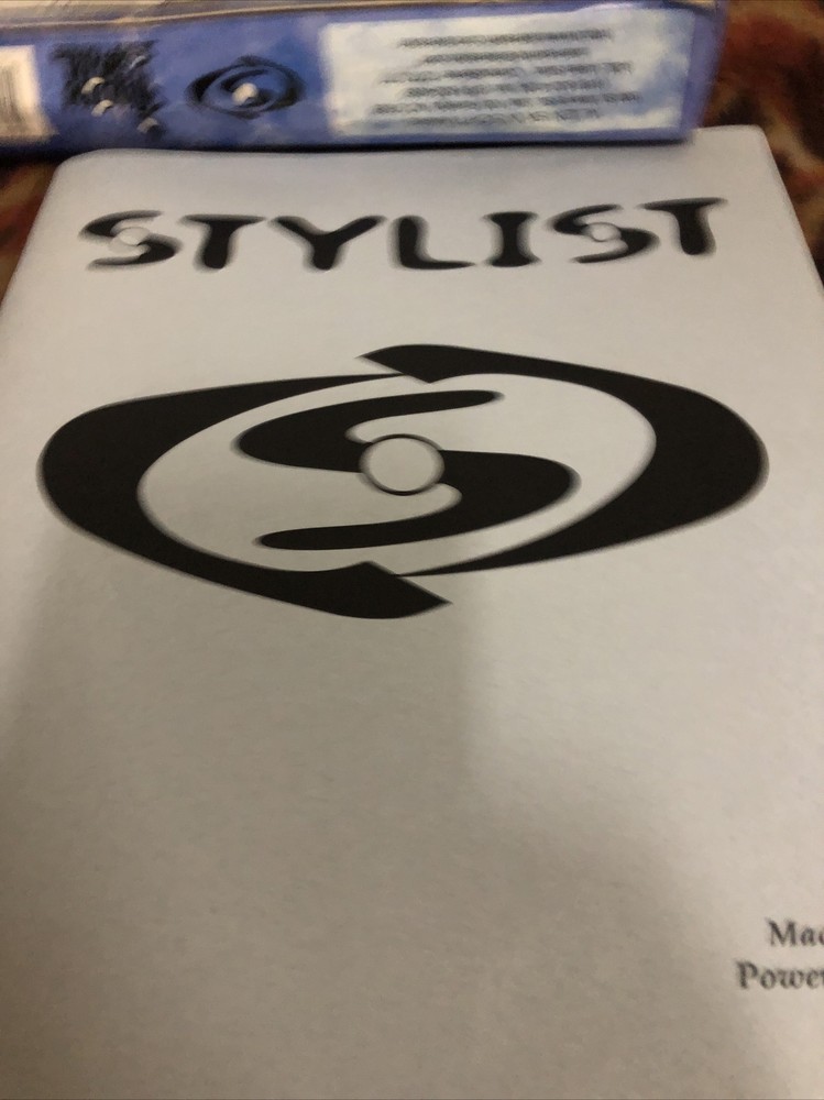 Alien Skin Software Stylist Version 1.0 Macintosh Apple Vintage Computer Disc