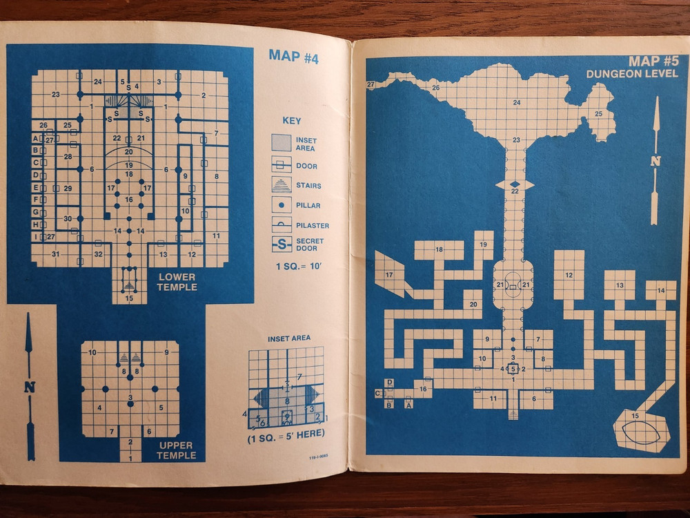 WG4 Forgotten Temple of Tharizdun module D&D TSR Basic Dungeons Dragons BECMI