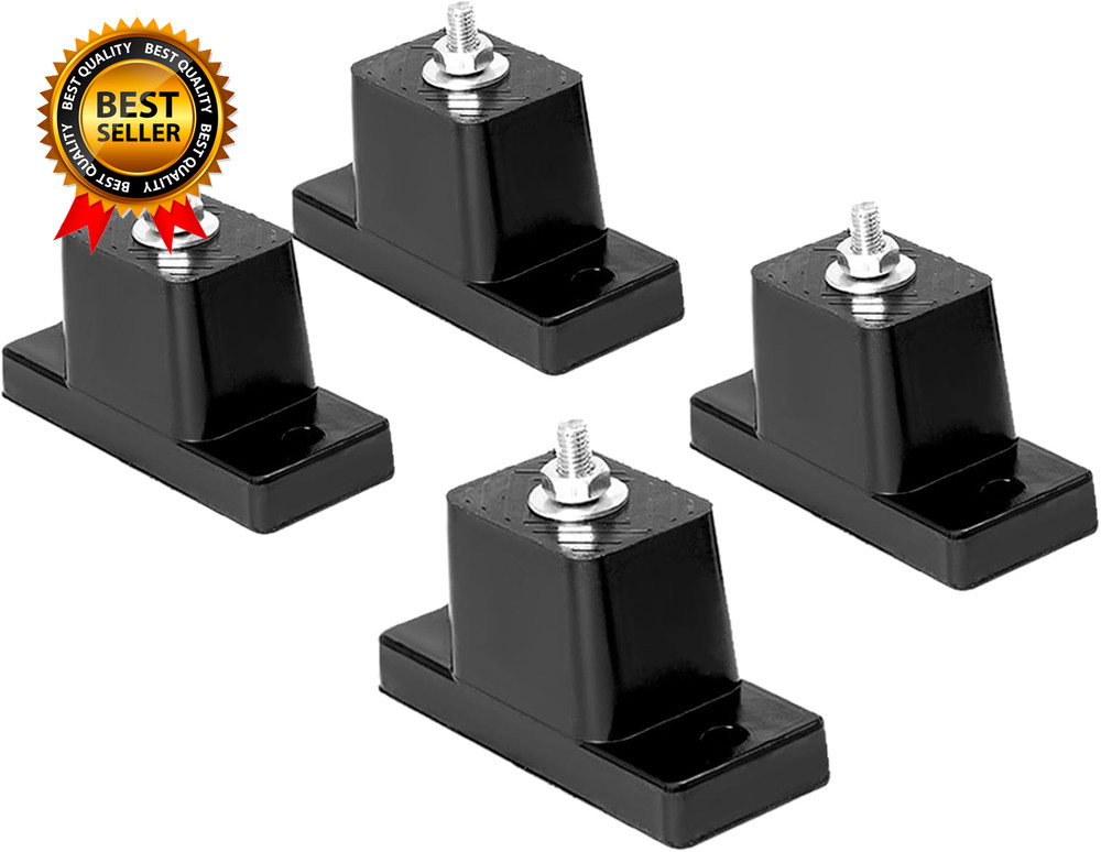Mini Split Wall Mounting Bracket 4 Pack Rubber Vibration Isolator Mini Split Pad
