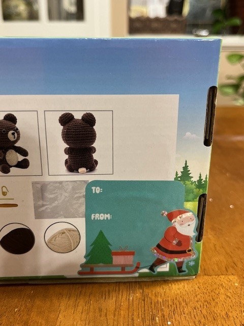 GRATEFUL HEART BEAR BEGINNER CROCHET KIT NEW C9