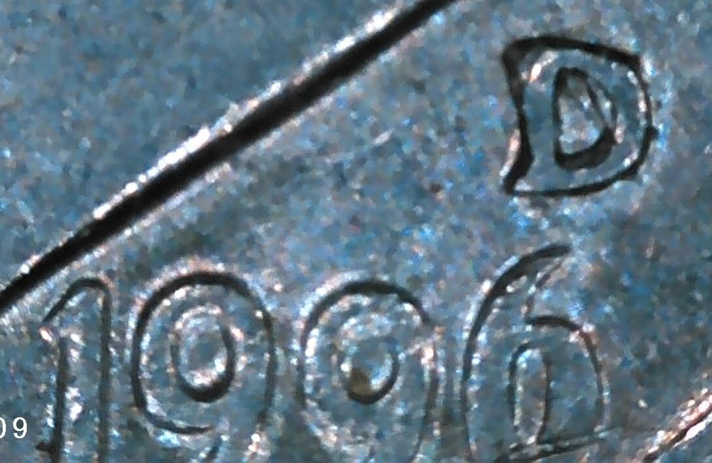 1996 D Roosevelt Dime Error RPM SN592