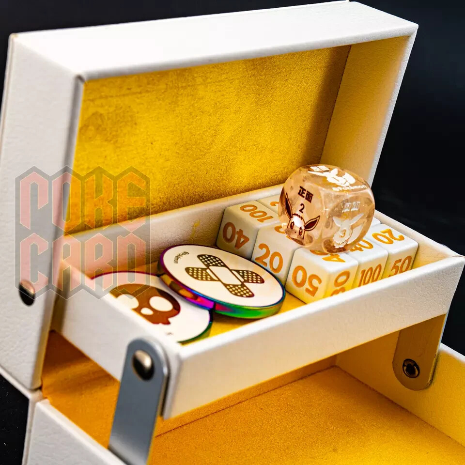 Pokemon S-Chinese EEVEE Playmat+Card deck box+Storage box+DIce+Damage Counters