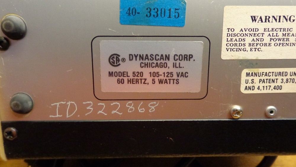 Vintage BK Precision 520B Transistor Tester