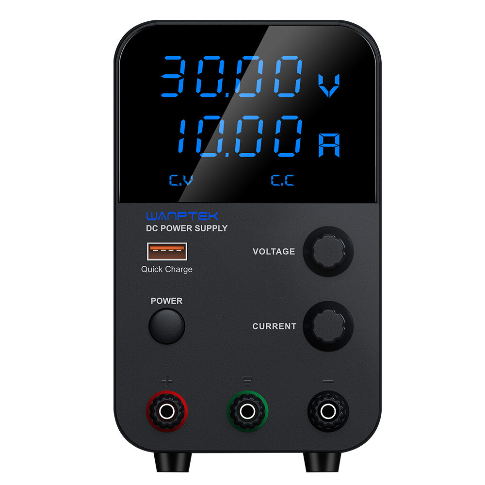 Wanptek Adjustable DC 0-30V 0-10A 3010 Lab Power Supply Variable Bench Switching
