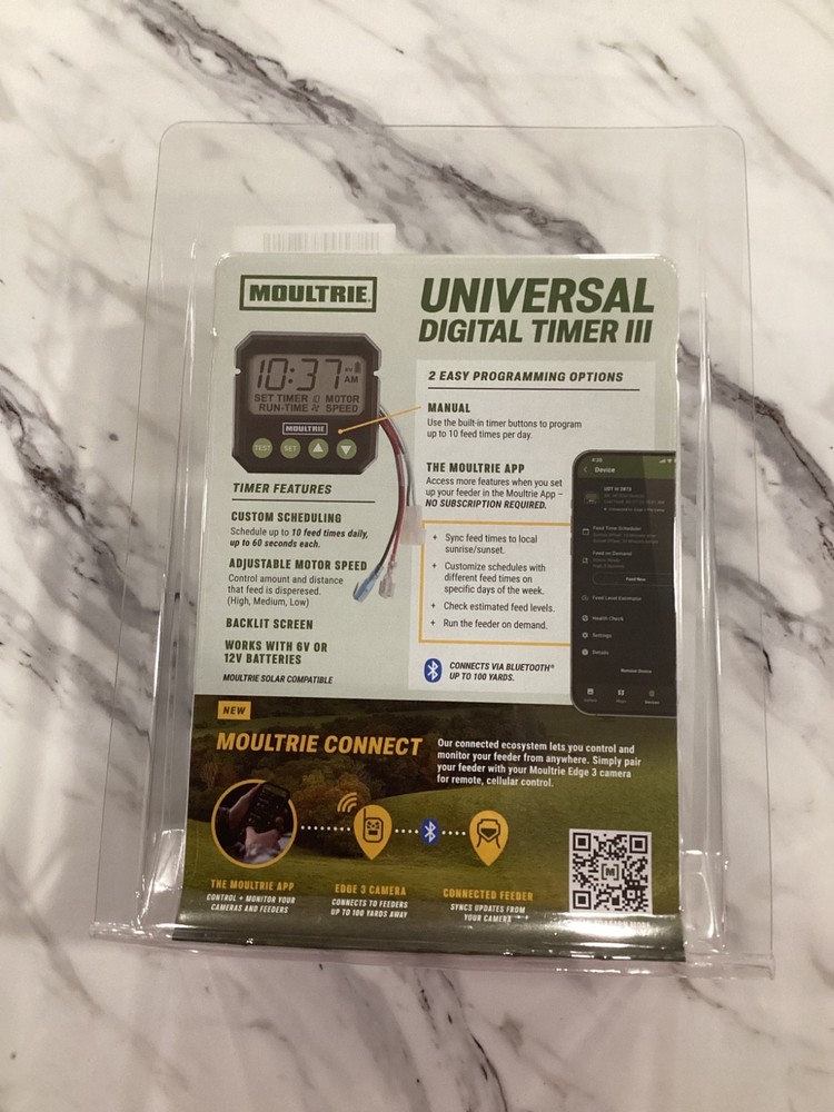 Moultrie Universal Digital Timer III - Deer Feeder Timer - Digital Timer System