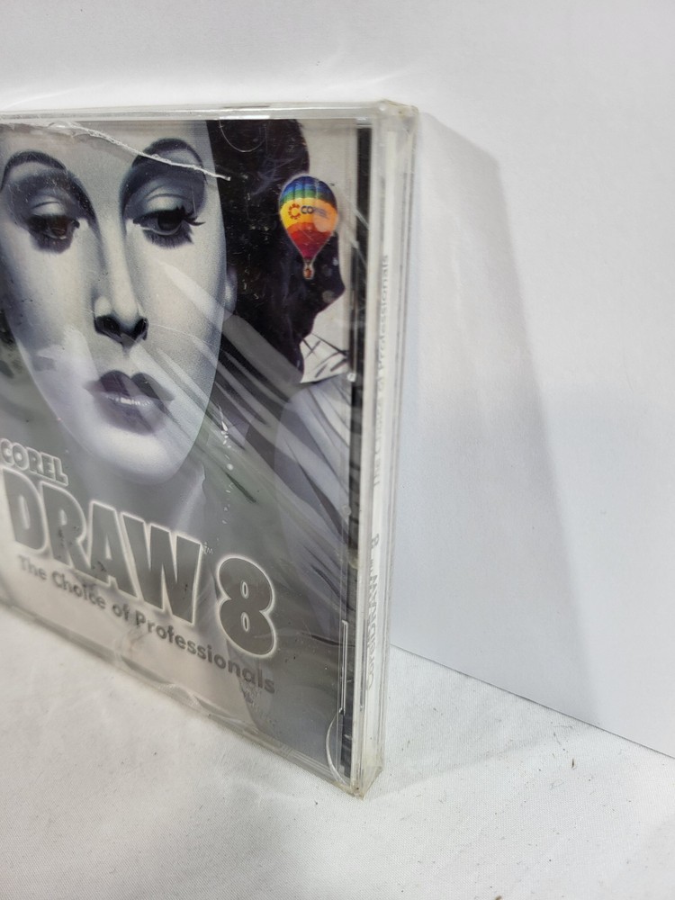 Corel Draw 8 CorelDraw 3 Disc Set 25ENG80 PC CD-ROM Software Windows Sealed