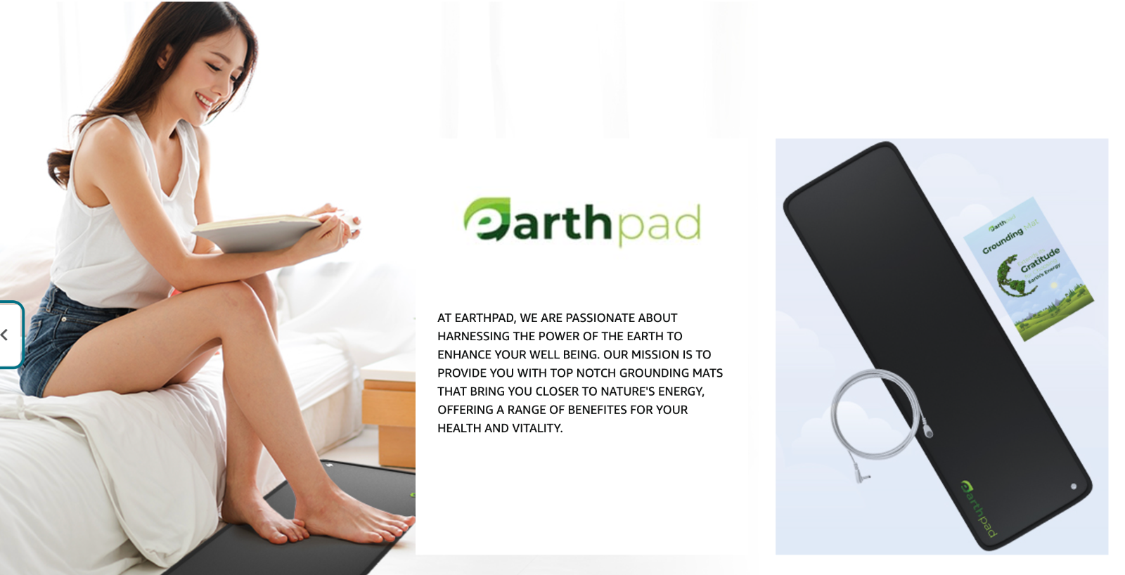 Grounding Mat | 39.4x11.8 Earthing Pad for Relieving Stress Anxiety Inflammation