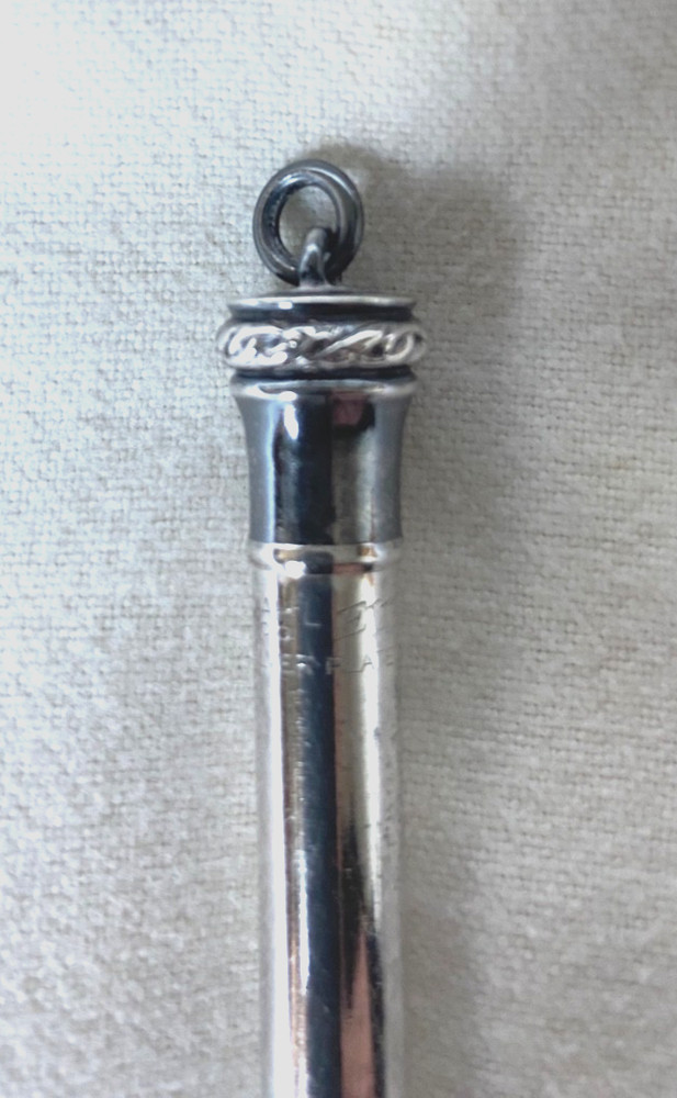 Antique Silverplate Dance Card Automatic Pencil