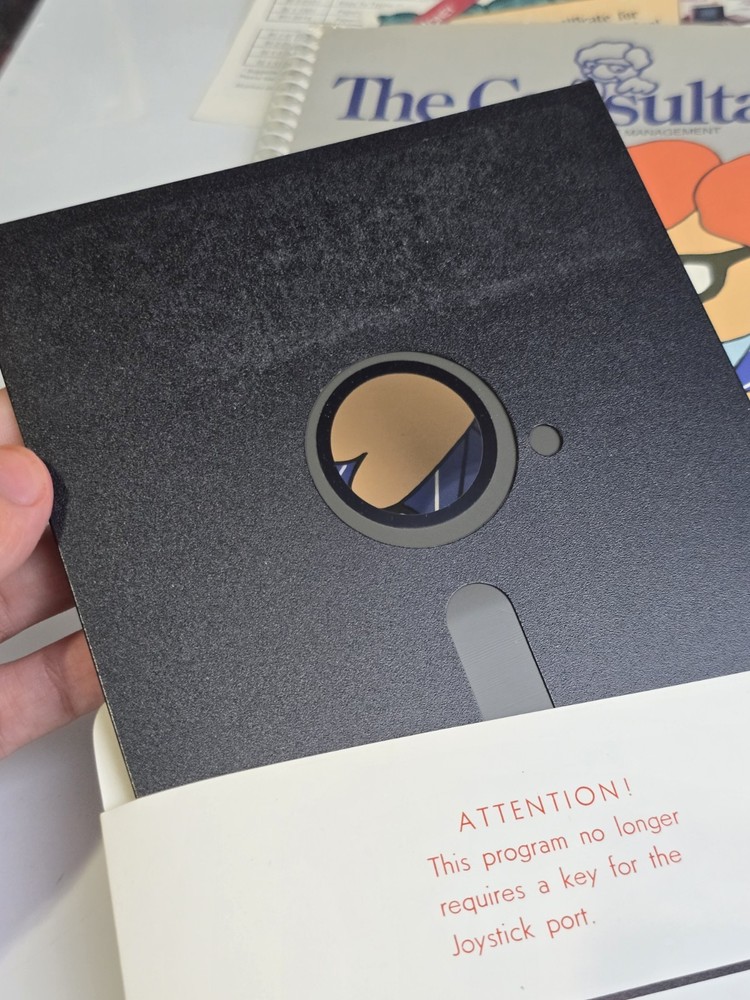 The Consultant Database Data Base Management program for Commodore 64