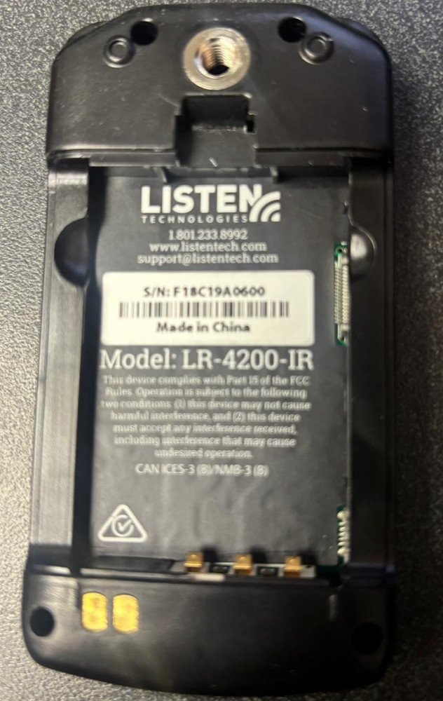 Listen Technologies LR-4200-IR Receiver