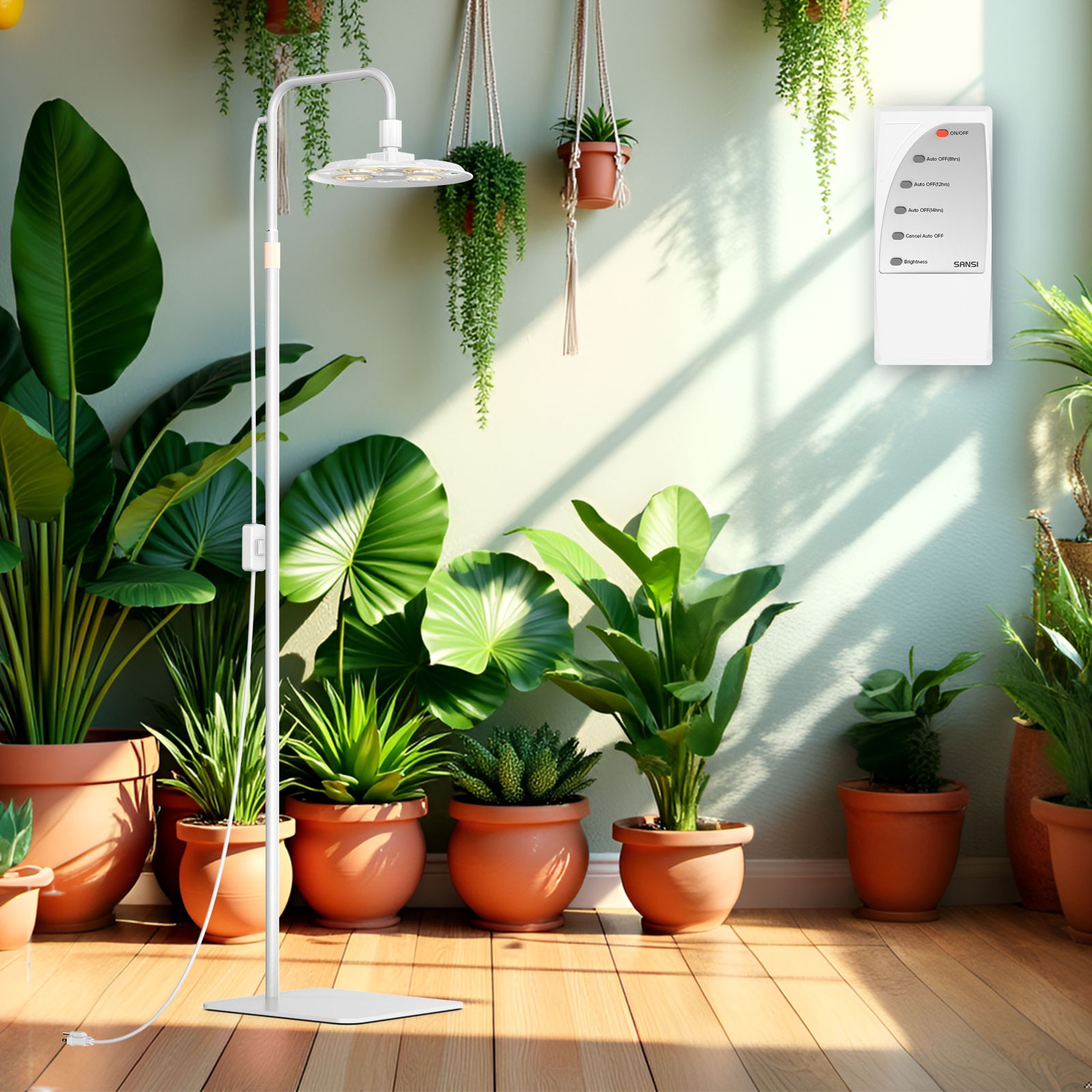 100W Grow Lights 10200LM Full Spectrum Indoor Tall Plant Growing Remote Control