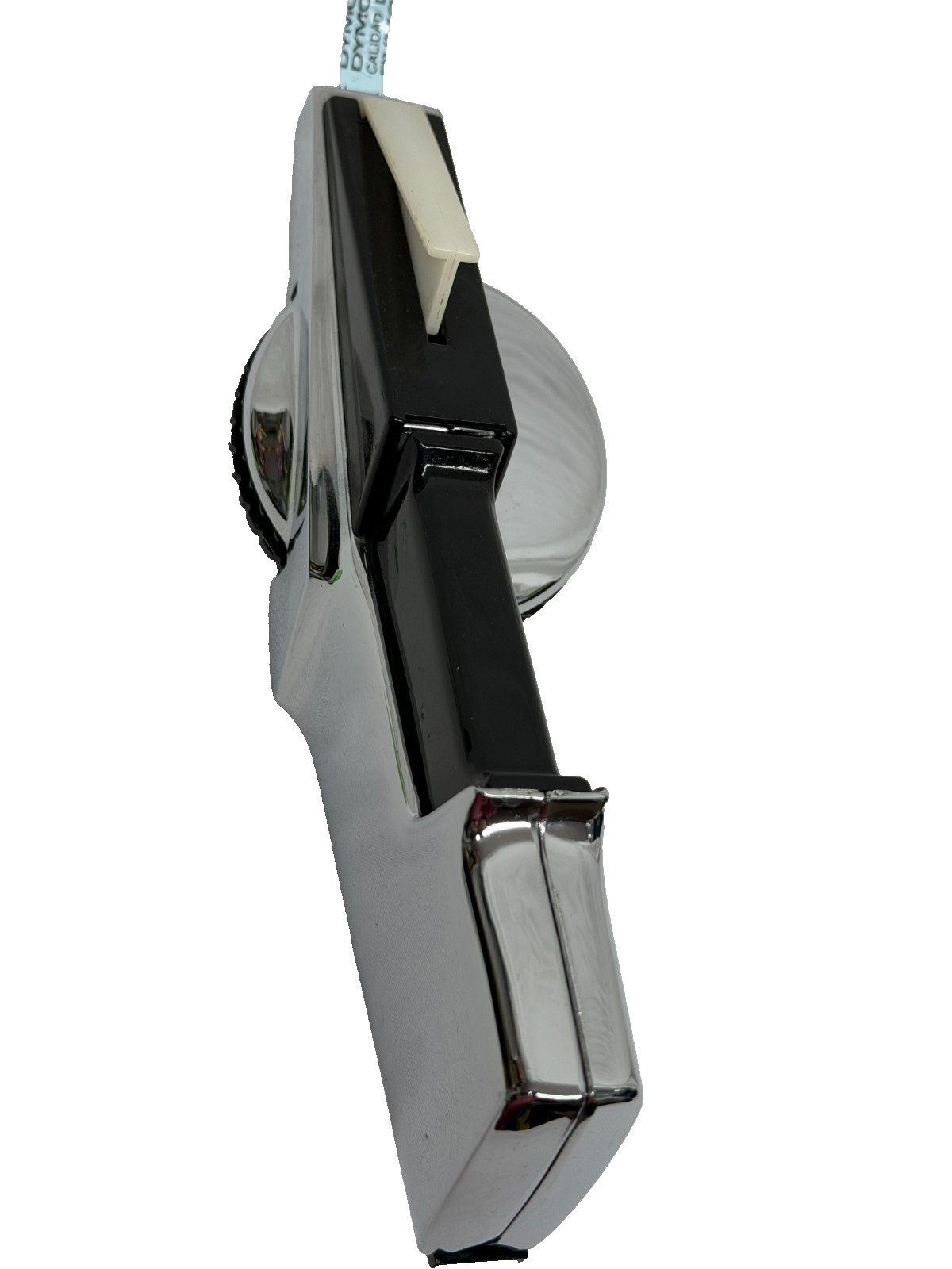 Vintage DYMO 1550 Handheld Label Maker Chrome/Black Extra Tape Tested!!