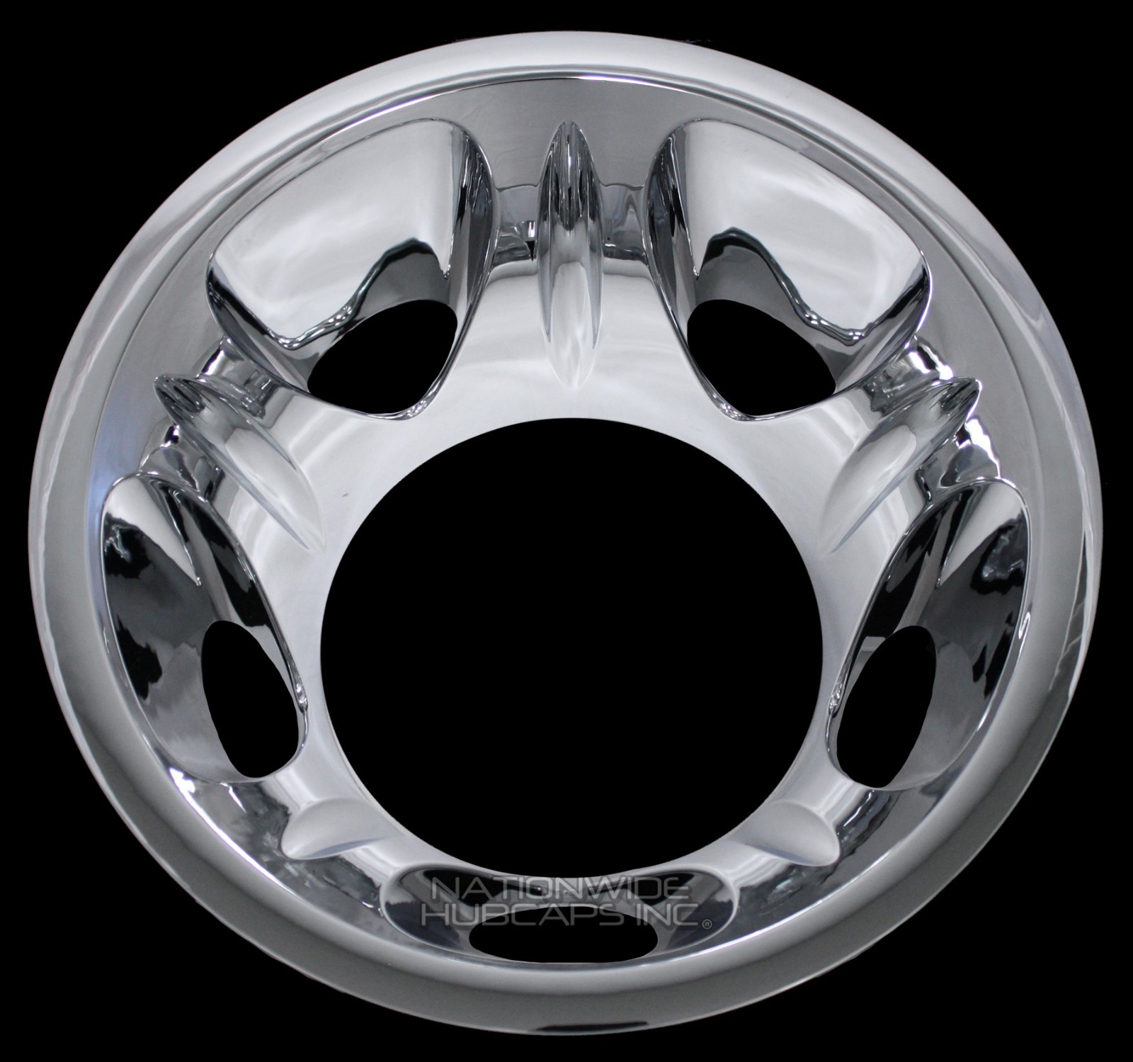 4 Chrome 2011-2024 Silverado 3500 17" Dually Wheel Simulators Dual Rim Liners